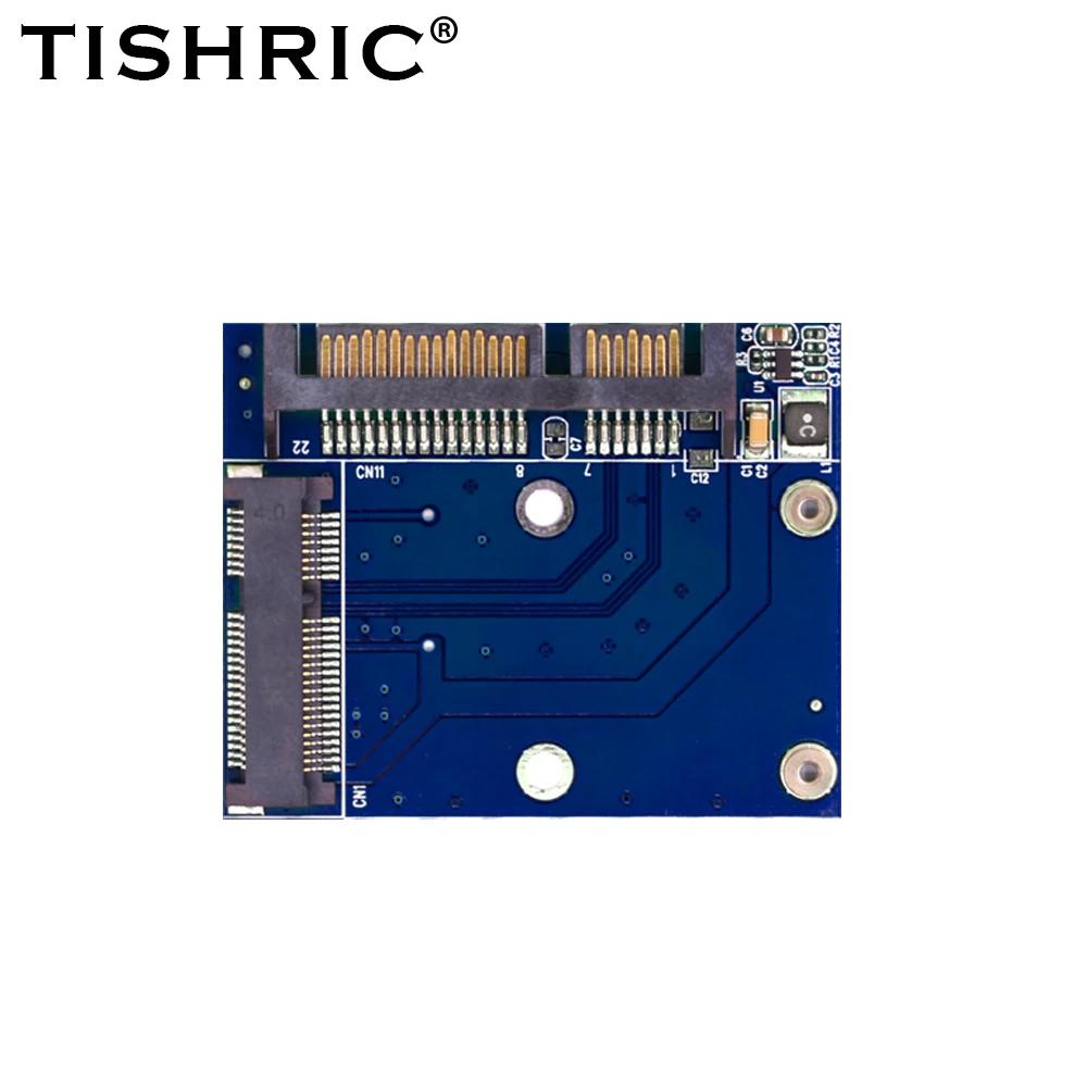 TISHRIC-M.2 MSATA  M2 MSATA SSD To SATA 2.5 Mini PCI SSD   ī  , PC Ʈ 6Gps  ī ߰